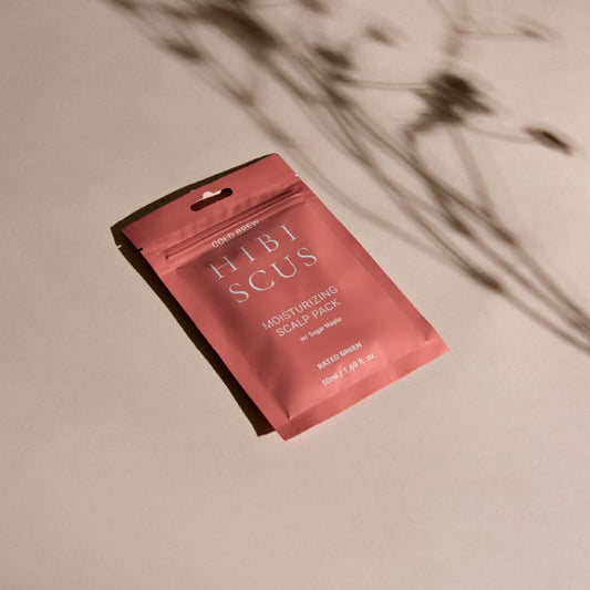 Rated Green HIBI SCUS Drėkinanti plaukų kaukė “Cold Brew Hibiscus Moisturizing Scalp Pack w/ Sugar Maple”