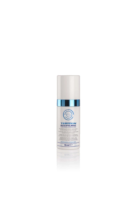 TEBISKIN® RETICAP-EL-NIGHT naktinis kremas nuo raukšlių, skirtas naudoti akių ir lūpų srityje, 15 ml